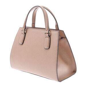 Gucci Tan Soho Calfskin Handbag Interlocking Beige
